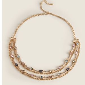 Catherine Stein Crystal Layered Necklace